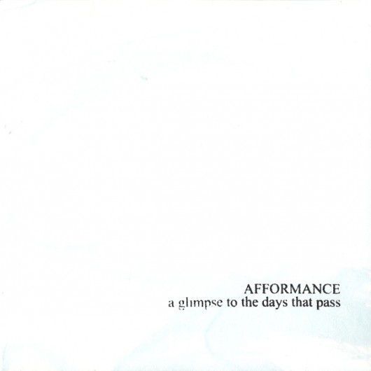 AFFORMANCE ‎– A Glimpse To The Days That Pass